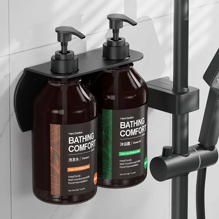 Bathroom Hotel Manual Soap Dispenser Hotel Wall-Mounted Shower Gel Shampoo Box Soap Dispenser Hand Sanitizer Bottle