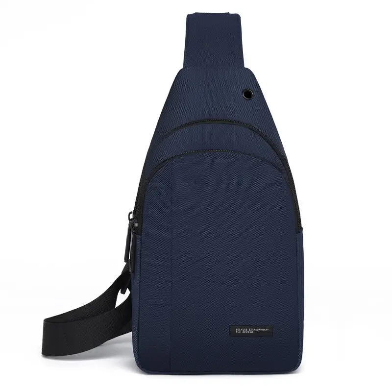 Men's Black Crossbody Bag Lightweight Casual Travel Satchel