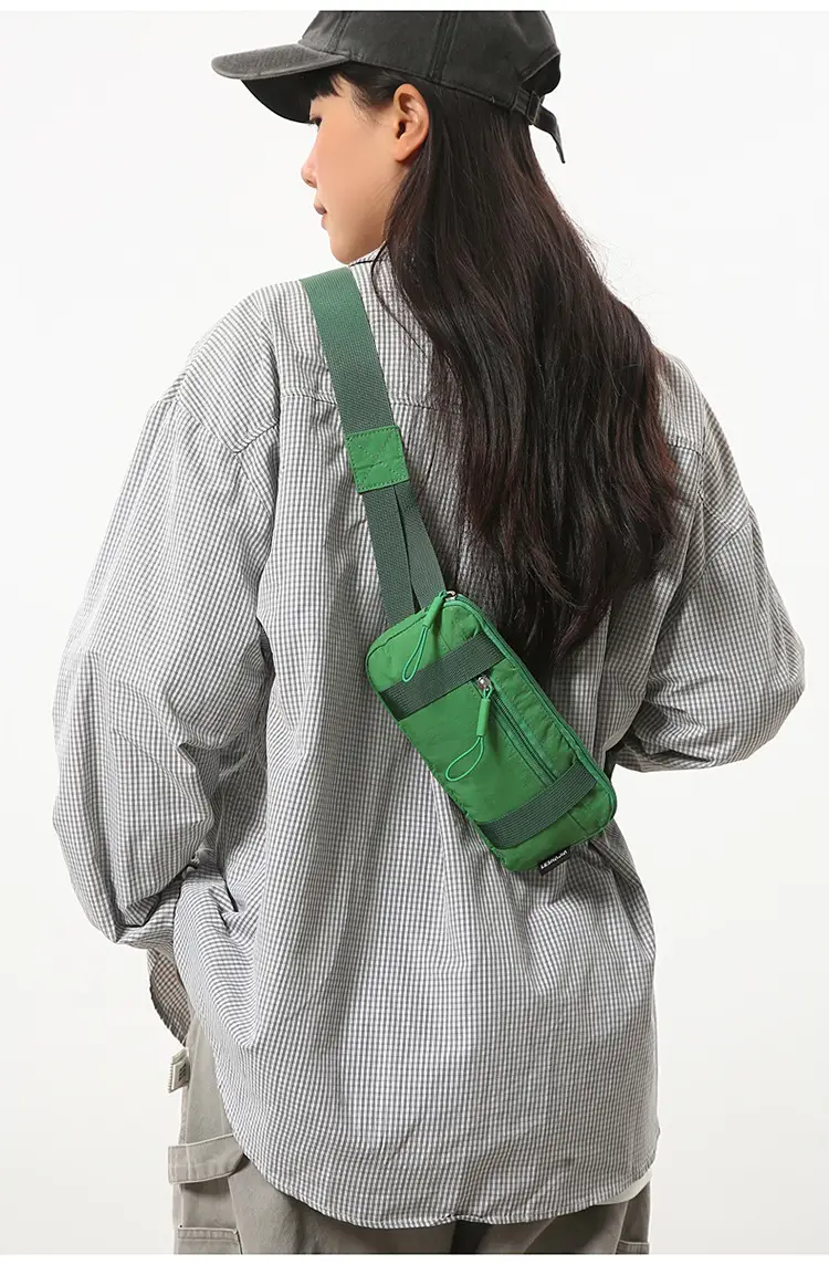 Green Waist Bag for Men Women Commuter Cycling Mobile Phone Bag — feature 14