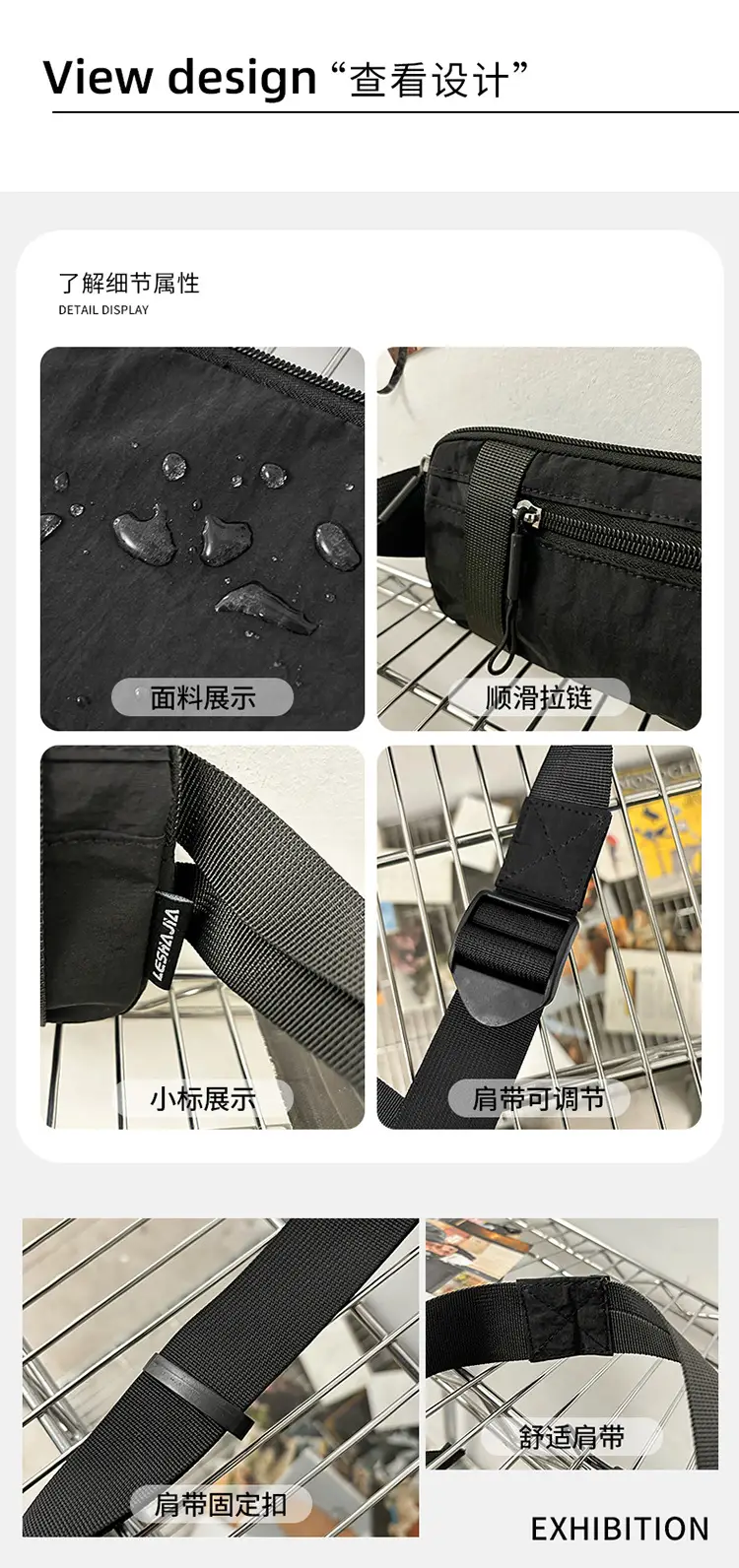 Green Waist Bag for Men Women Commuter Cycling Mobile Phone Bag — feature 4