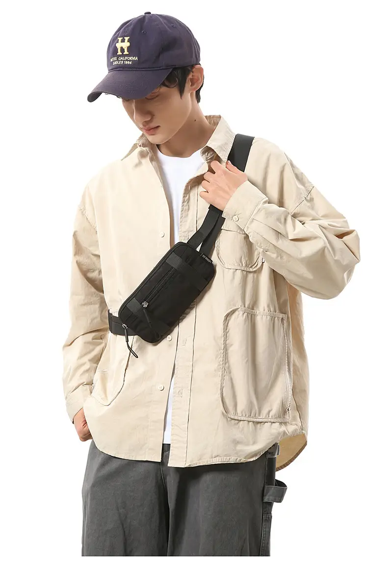 Green Waist Bag for Men Women Commuter Cycling Mobile Phone Bag — feature 9