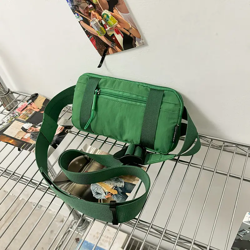 Green Waist Bag for Men Women Commuter Cycling Mobile Phone Bag - Image 6