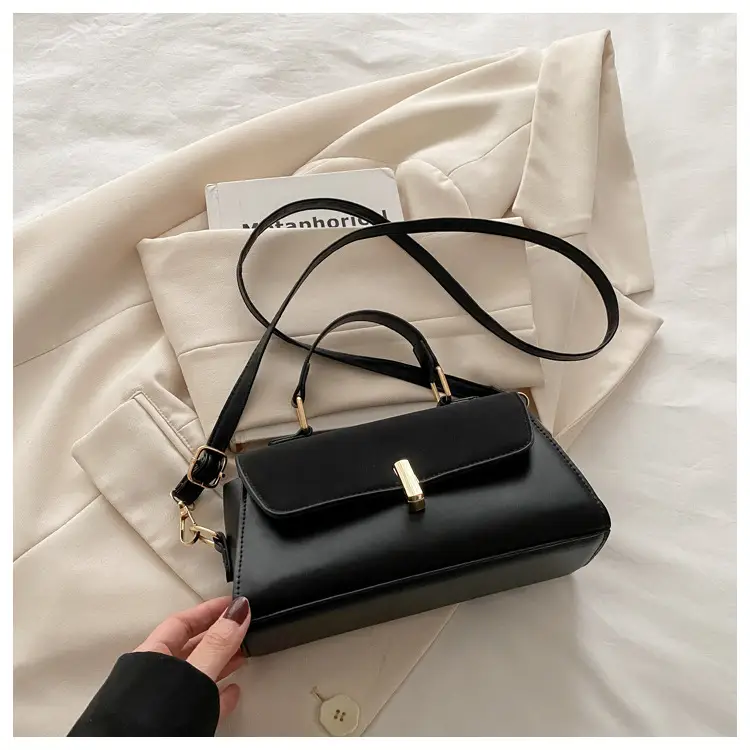 Black Textured Shoulder Bag for Women 2025 — feature 27