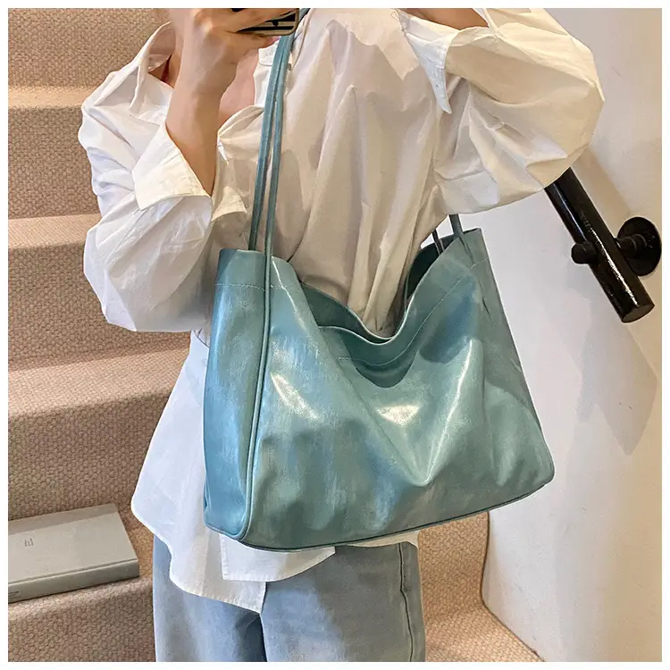 Yellow Large Armpit Tote Bag for Women 2025 — feature 12