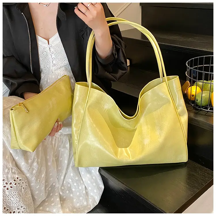Yellow Large Armpit Tote Bag for Women 2025 — feature 15