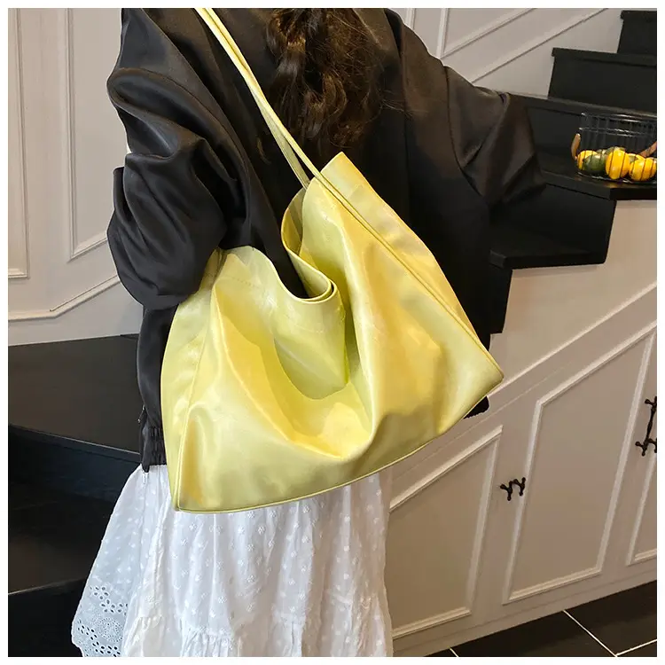 Yellow Large Armpit Tote Bag for Women 2025 — feature 16