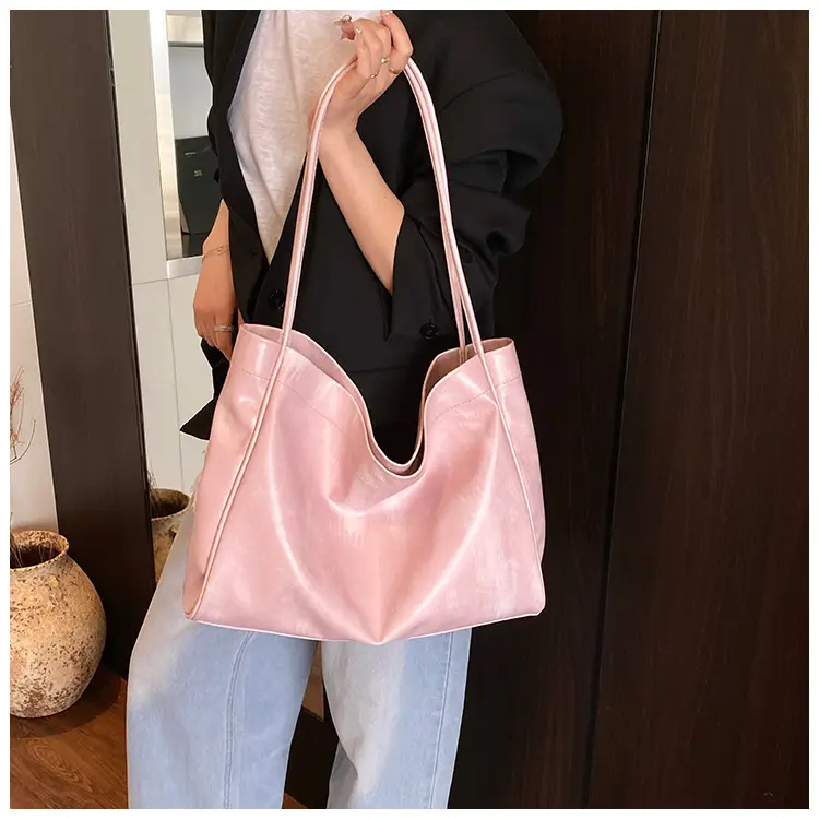 Yellow Large Armpit Tote Bag for Women 2025 — feature 21