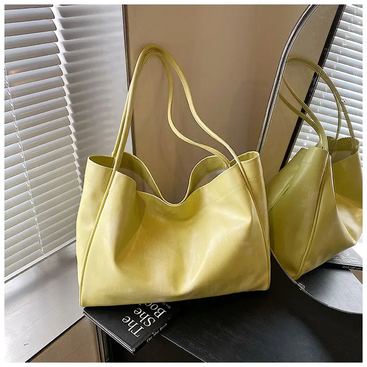 Yellow Large Armpit Tote Bag for Women 2025 — feature 25