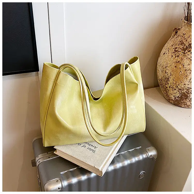 Yellow Large Armpit Tote Bag for Women 2025 — feature 26