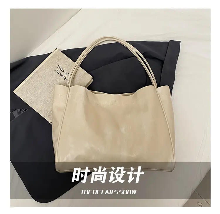Yellow Large Armpit Tote Bag for Women 2025 — feature 3