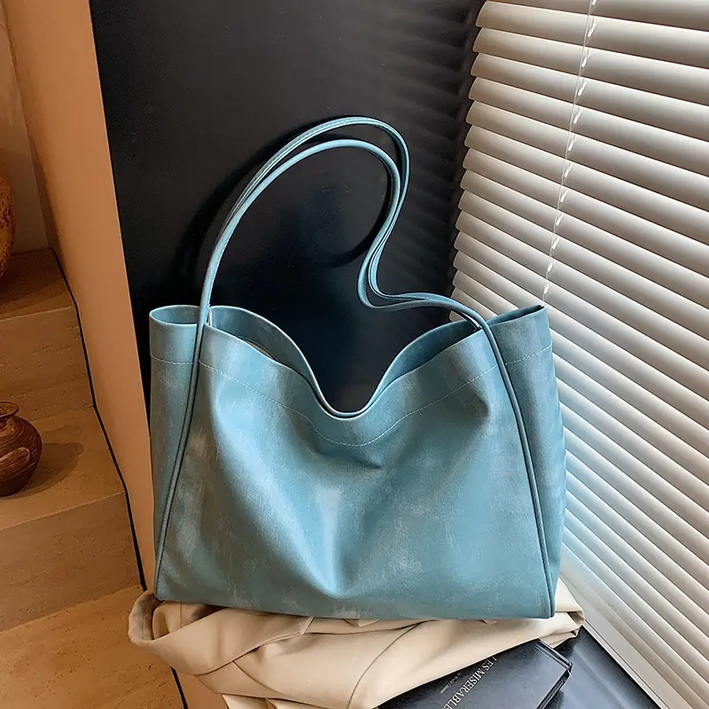 Yellow Large Armpit Tote Bag for Women 2025 - Image 3
