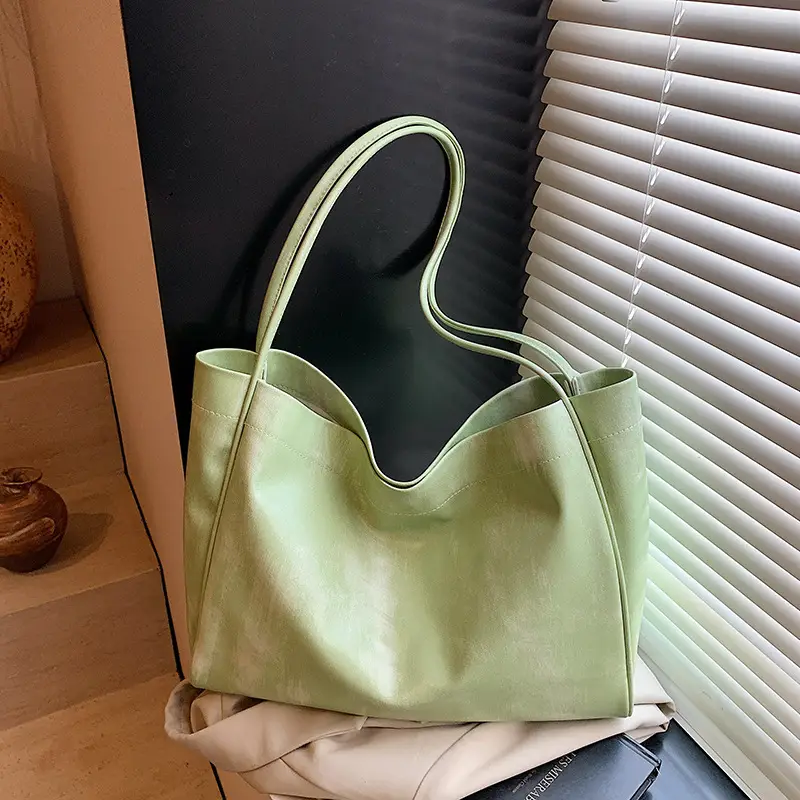 Yellow Large Armpit Tote Bag for Women 2025 - Image 4