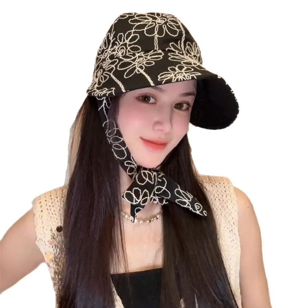 Women's Fisherman Ribbon Cap with Neck Wrap - Image 5