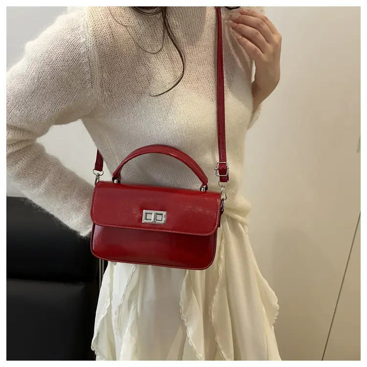 Elegant White Square Satchel Bag for Women — feature 15