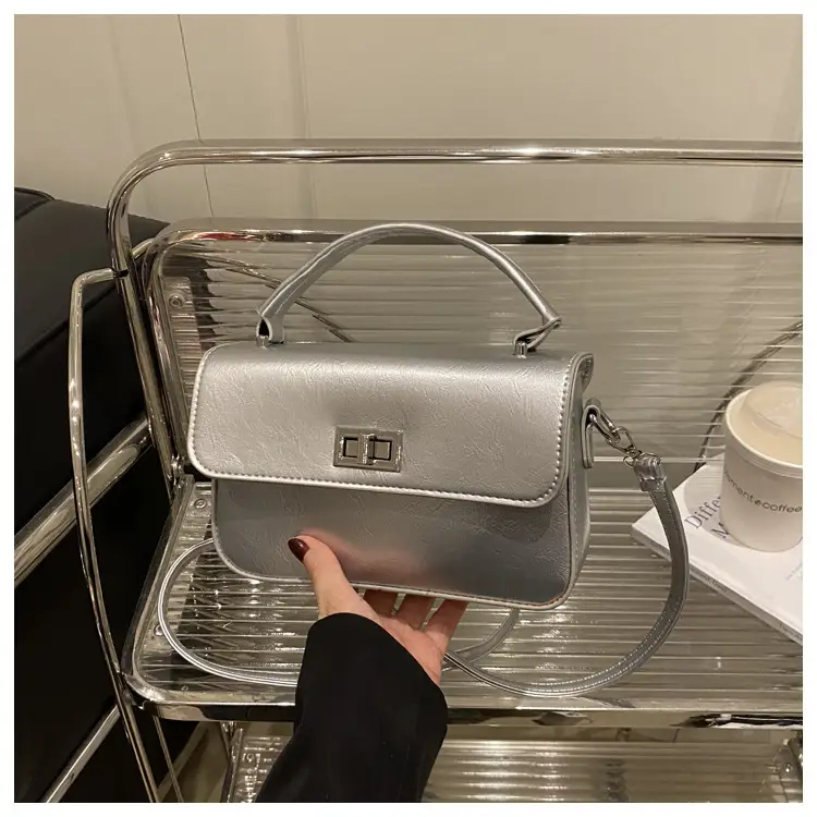 Elegant White Square Satchel Bag for Women — feature 21