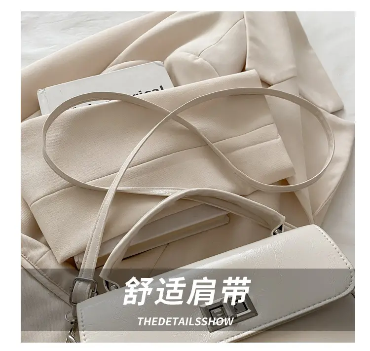 Elegant White Square Satchel Bag for Women — feature 5