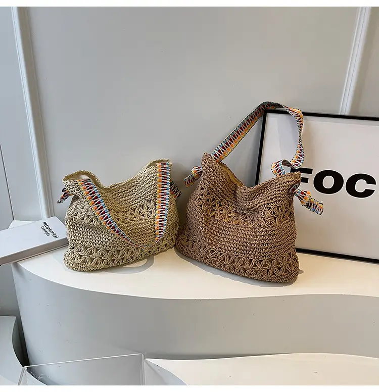 Straw Woven Shoulder Bag for Women 2026 Summer — feature 12