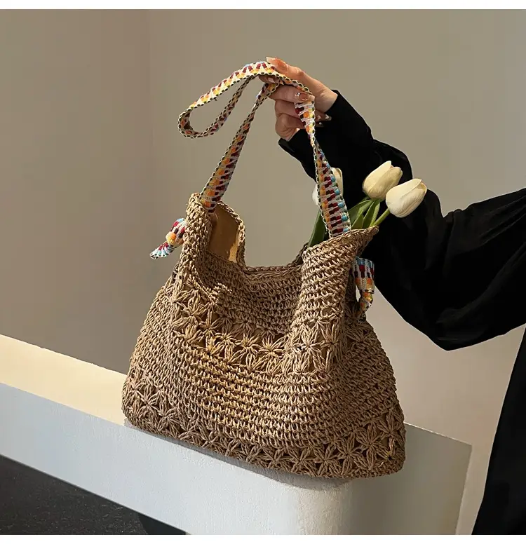 Straw Woven Shoulder Bag for Women 2026 Summer — feature 16