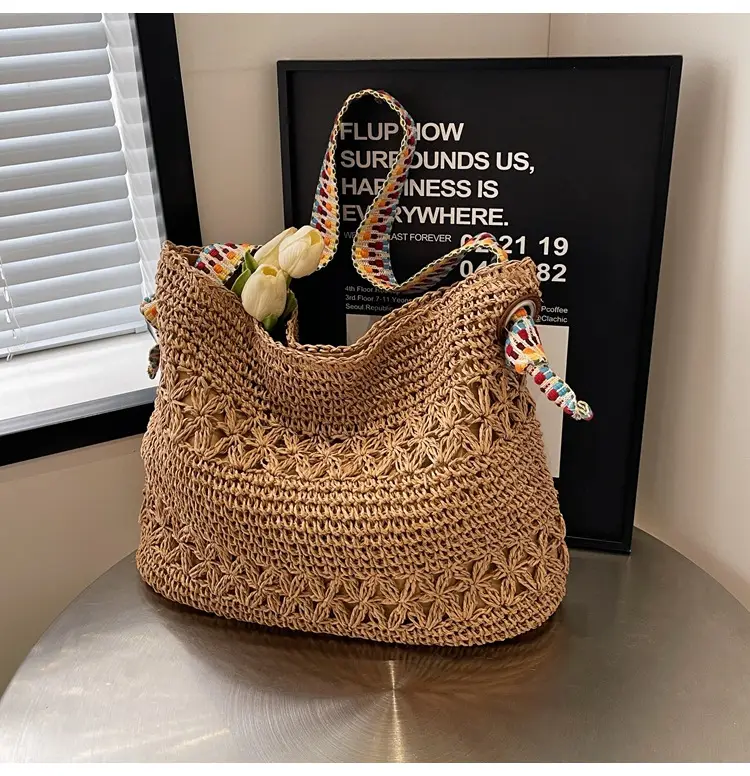Straw Woven Shoulder Bag for Women 2026 Summer — feature 18