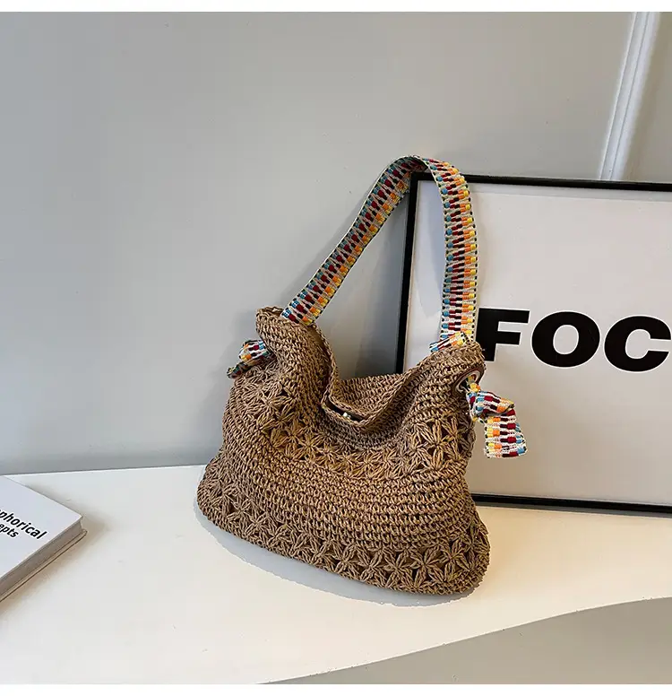 Straw Woven Shoulder Bag for Women 2026 Summer — feature 19