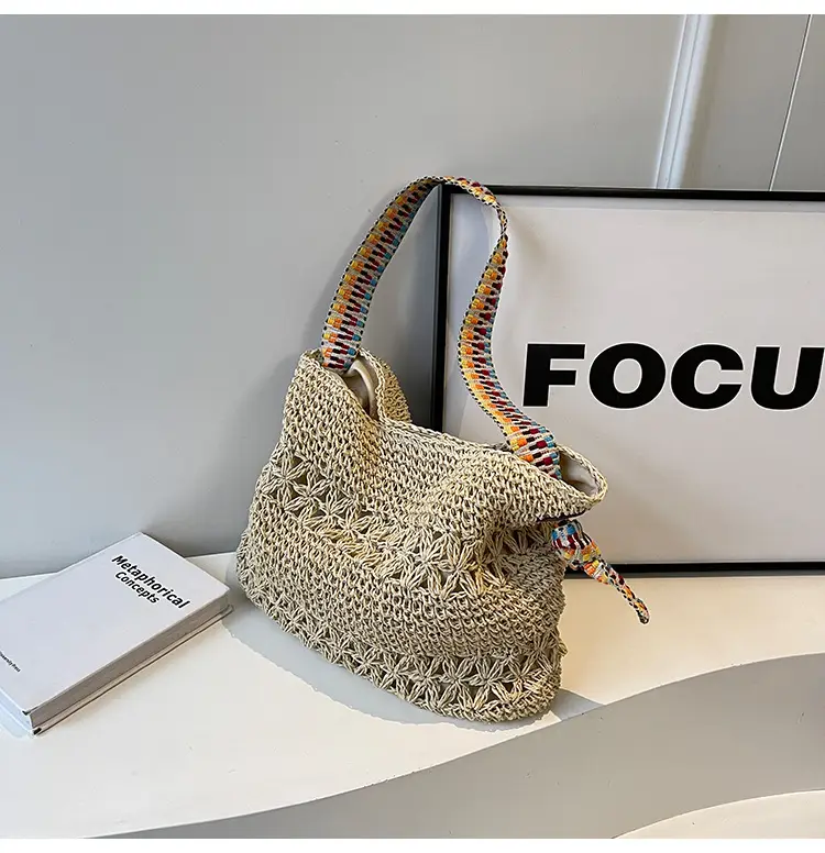 Straw Woven Shoulder Bag for Women 2026 Summer — feature 20