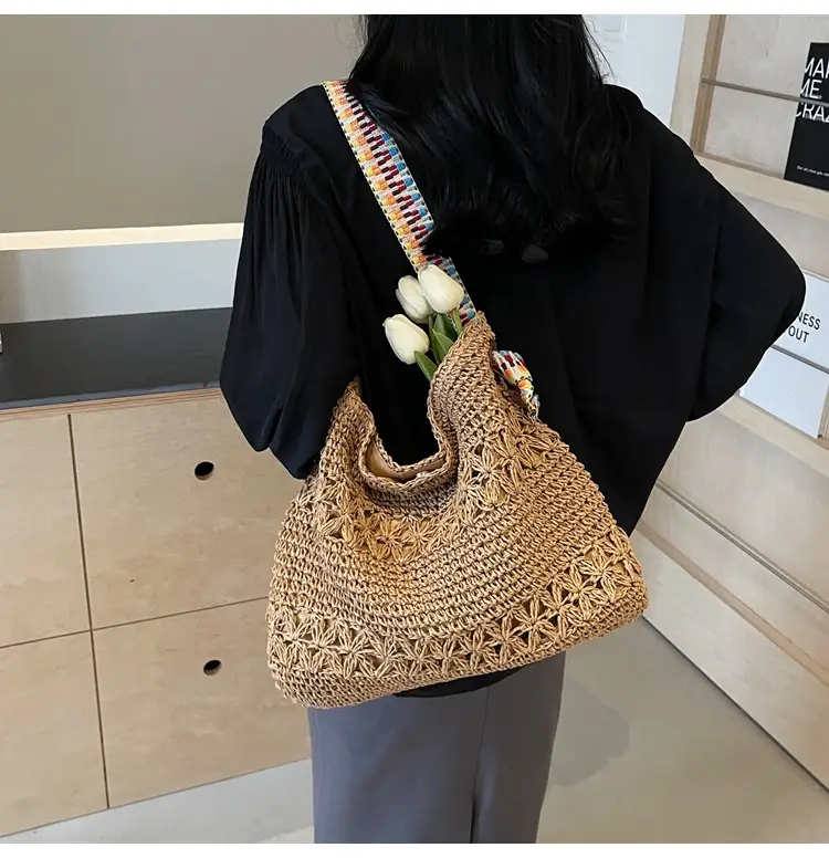 Straw Woven Shoulder Bag for Women 2026 Summer — feature 24