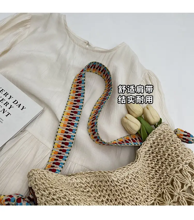 Straw Woven Shoulder Bag for Women 2026 Summer — feature 5