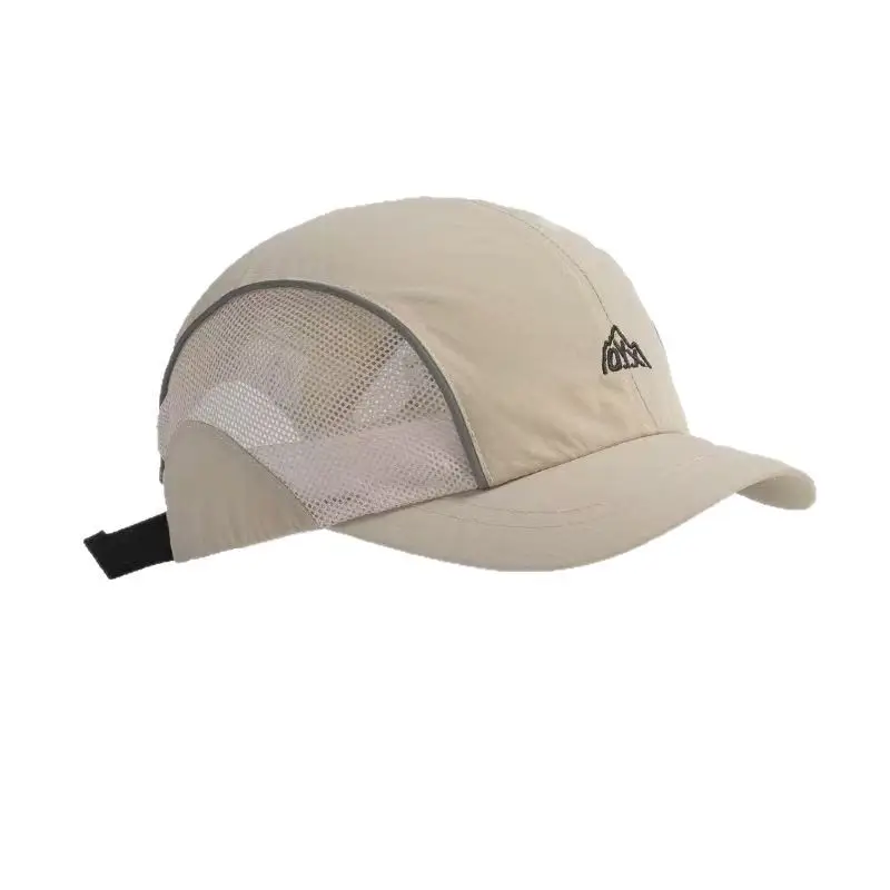 Men Mesh Breathable Sun Hat Gray Quick Dry - Image 9