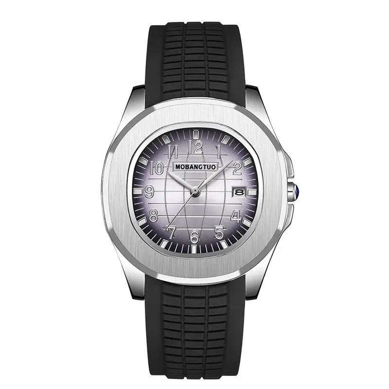 Men's Cross-Branded PU Leather Watch with Crossbody Strap - Image 8
