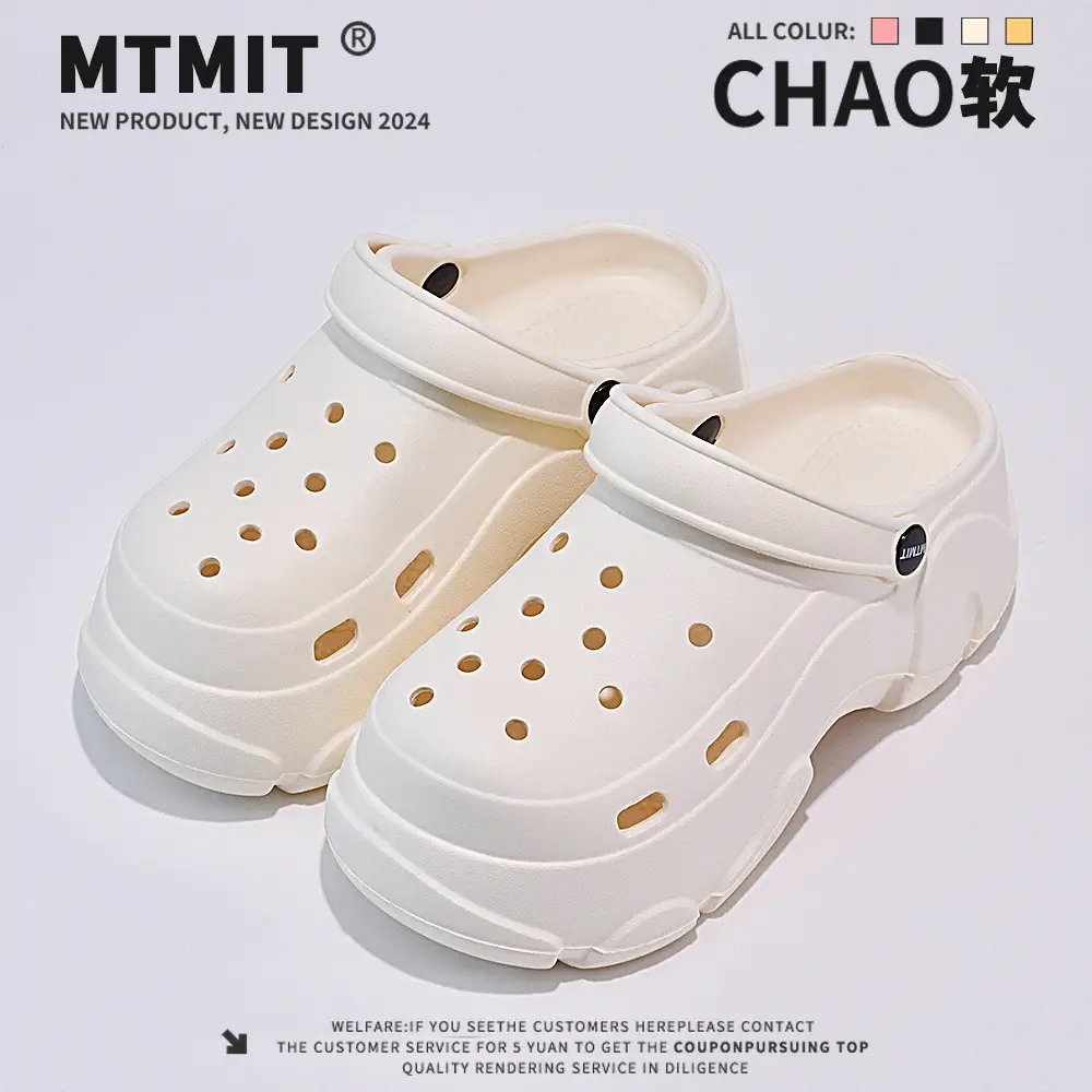 Cartoon Wear-Resistant Summer Baotou Slippers Non-Slip Eva New Non-Stinky Clogs Women's Casual Outer Wear Work Clothing Two-Wear - Image 61