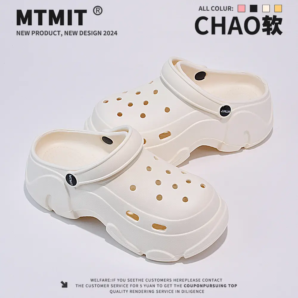 Cartoon Wear-Resistant Summer Baotou Slippers Non-Slip Eva New Non-Stinky Clogs Women's Casual Outer Wear Work Clothing Two-Wear - Image 62