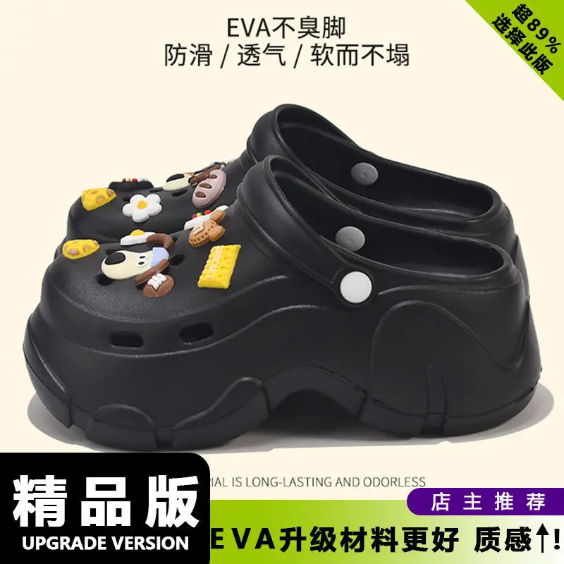 Cartoon Wear-Resistant Summer Baotou Slippers Non-Slip Eva New Non-Stinky Clogs Women's Casual Outer Wear Work Clothing Two-Wear - Image 14