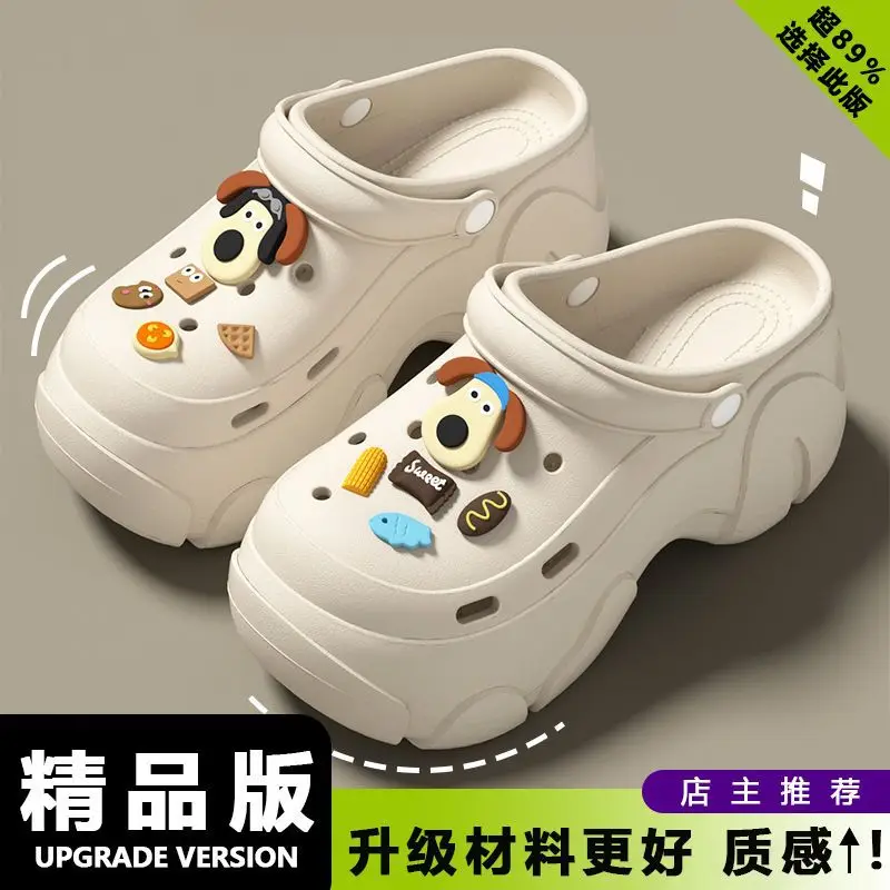 Cartoon Wear-Resistant Summer Baotou Slippers Non-Slip Eva New Non-Stinky Clogs Women's Casual Outer Wear Work Clothing Two-Wear - Image 24