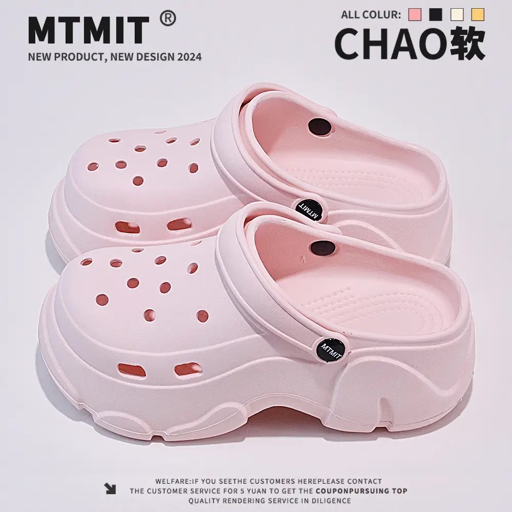 Cartoon Wear-Resistant Summer Baotou Slippers Non-Slip Eva New Non-Stinky Clogs Women's Casual Outer Wear Work Clothing Two-Wear - Image 3