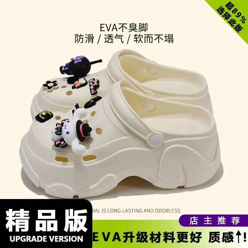 Cartoon Wear-Resistant Summer Baotou Slippers Non-Slip Eva New Non-Stinky Clogs Women's Casual Outer Wear Work Clothing Two-Wear - Image 31