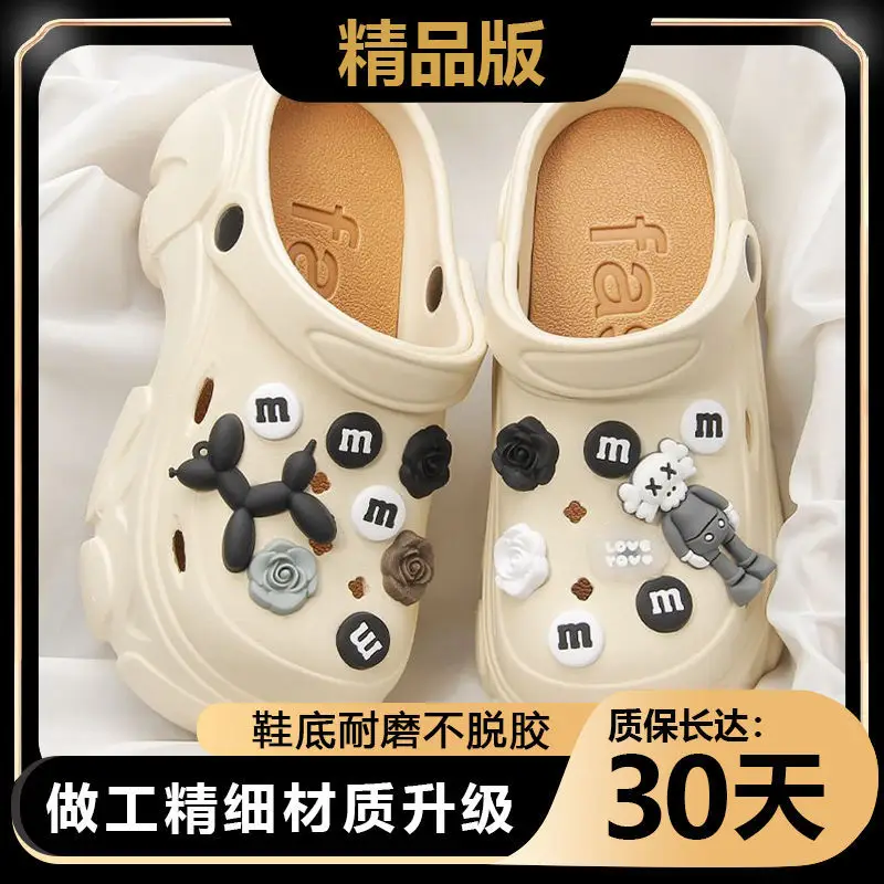 Cartoon Wear-Resistant Summer Baotou Slippers Non-Slip Eva New Non-Stinky Clogs Women's Casual Outer Wear Work Clothing Two-Wear - Image 43