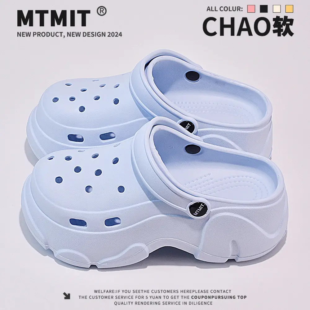 Cartoon Wear-Resistant Summer Baotou Slippers Non-Slip Eva New Non-Stinky Clogs Women's Casual Outer Wear Work Clothing Two-Wear - Image 5
