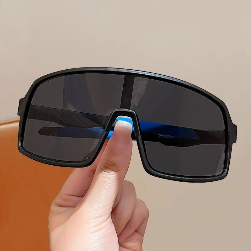 Children's Anti-UV Cycling Sunglasses White Windproof - Image 3