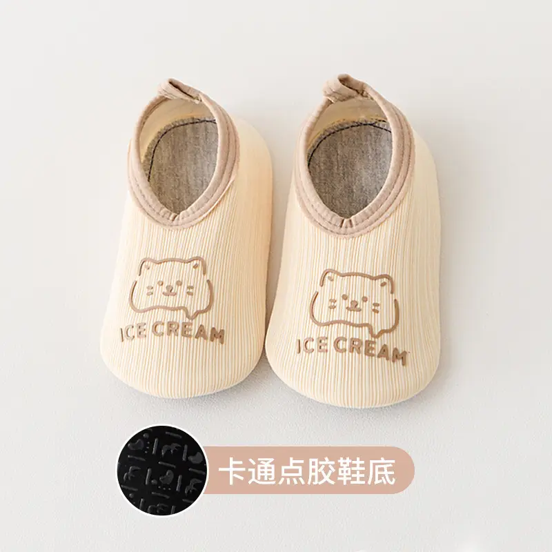 25 Spring/Summer Soft Sole Baby Shoes Toddler Shoes Cartoon Shoes 6-12 Non-Slip Cloth Sole Pre-Walking Shoes Floor Shoes