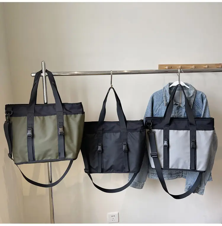 Trendy Black & White Shoulder Bag for Travel & Commute — feature 14