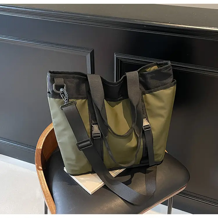 Trendy Black & White Shoulder Bag for Travel & Commute — feature 16
