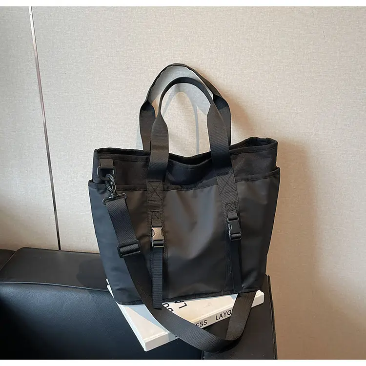 Trendy Black & White Shoulder Bag for Travel & Commute — feature 17