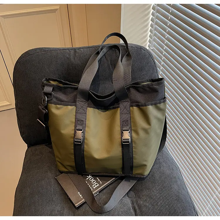 Trendy Black & White Shoulder Bag for Travel & Commute — feature 19