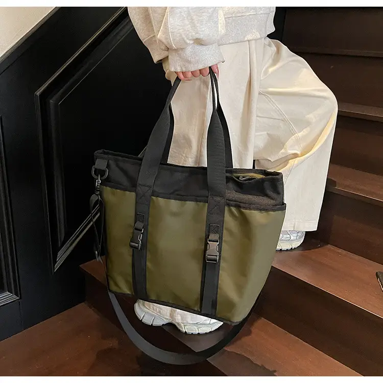 Trendy Black & White Shoulder Bag for Travel & Commute — feature 26