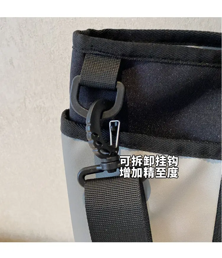 Trendy Black & White Shoulder Bag for Travel & Commute — feature 8
