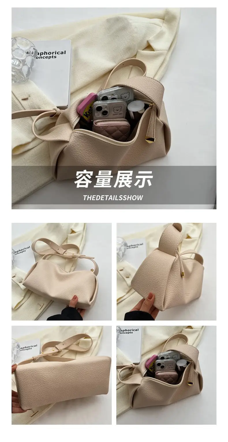 Women's Pink Textured Shoulder Bag 2026 — feature 14