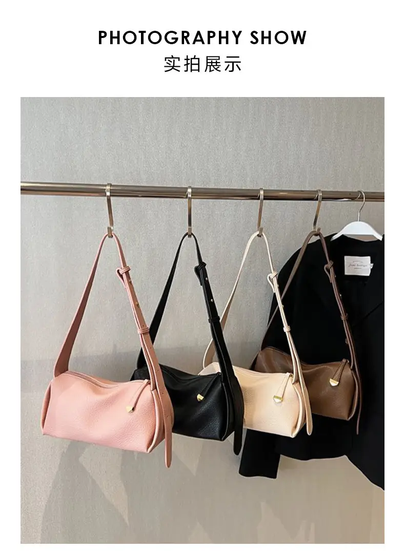 Women's Pink Textured Shoulder Bag 2026 — feature 15