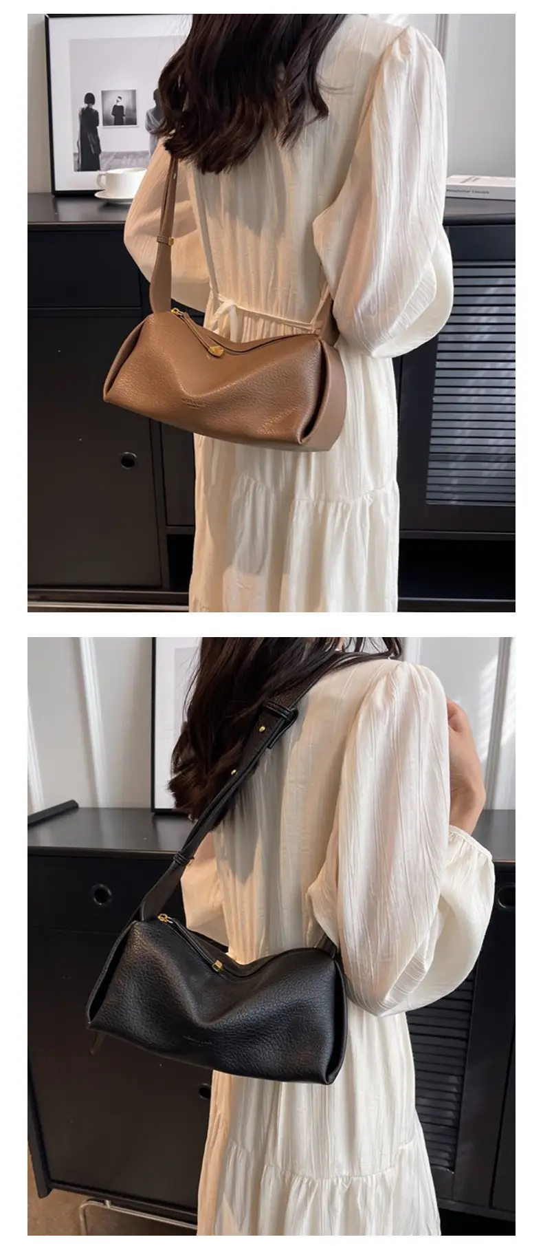 Women's Pink Textured Shoulder Bag 2026 — feature 19