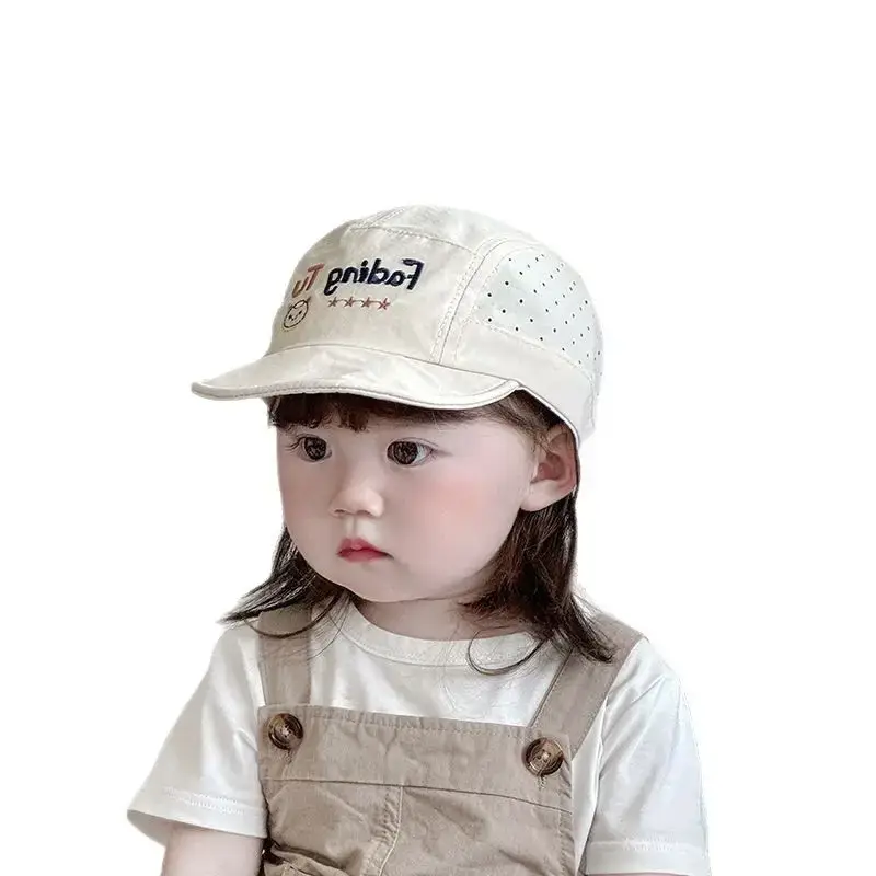 Baby's Beige Baseball Cap with "BING" Print - Image 8