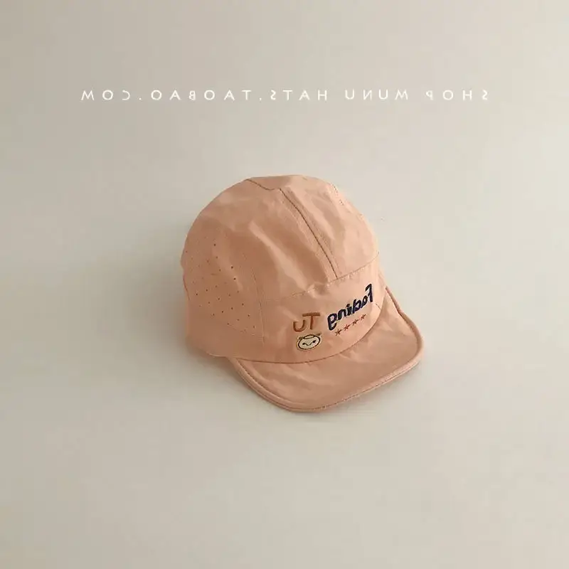 Baby's Beige Baseball Cap with "BING" Print - Image 3